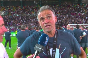 恩里克：热刺准备得更充分 为舍瓦利耶和整个团队感到高兴